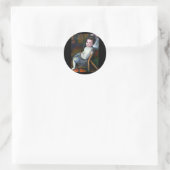 Synesthesie Ronde Sticker (Tas)