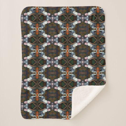 Synesthesie Sherpa Deken (Voorkant)