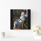 Synesthesie Vierkante Klok (Huis)