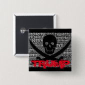 Synonieën voor Trump Vierkante Button 5,1 Cm (Voorkant /achterkant)
