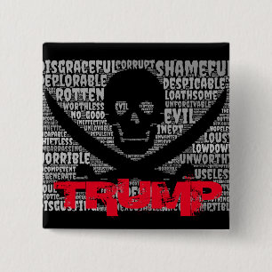 Synonieën voor Trump Vierkante Button 5,1 Cm