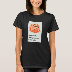 Synoniem Rollen Kaneel Rollen Grammatica Pun T-shirt