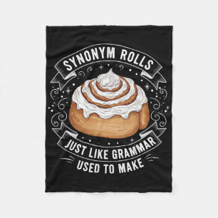 Synoniem rollen net als grammatica om Engels te ma Fleece Deken