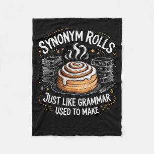 Synoniem rollen net zoals grammatica vroeger gebru fleece deken