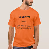 synoniem t-shirt (Voorkant)