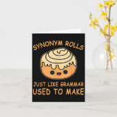 Synoniemen rollen net zoals grammatica vroeger dee kaart (Gele Bloem)