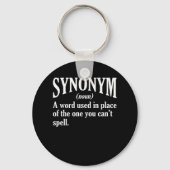 Synonym Definition English Language Teacher Sleutelhanger (Voorkant)