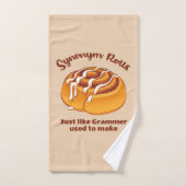 Synonym rollen net als een grijsmachine die gebrui bad handdoek (Handdoek)