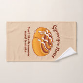 Synonym rollen net als een grijsmachine die gebrui bad handdoek (Handdoek)