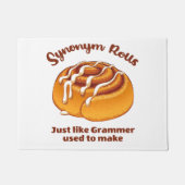 Synonym rollen net als een grijsmachine die gebrui deurmat (Voorkant)