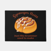 Synonym rollen net als een grijsmachine die gebrui deurmat (Voorkant)