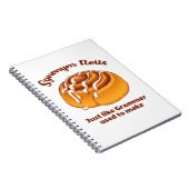 Synonym rollen net als een grijsmachine die gebrui notitieboek (Rechterzijde)