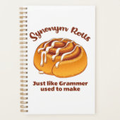 Synonym rollen net als een grijsmachine die gebrui planner (Voorkant)