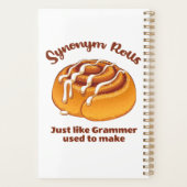 Synonym rollen net als een grijsmachine die gebrui planner (Achterkant)