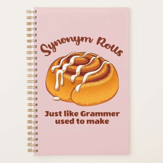 Synonym rollen net als een grijsmachine die gebrui planner (Voorkant)