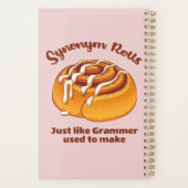 Synonym rollen net als een grijsmachine die gebrui planner (Achterkant)