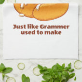 Synonym rollen net als een grijsmachine die gebrui theedoek (Gevouwen)