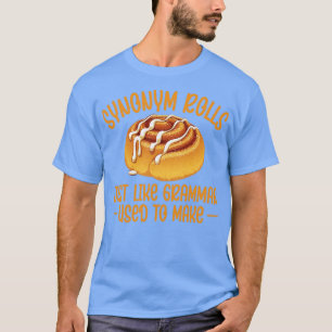 Synonym Rolls Grammar Cinnamon Roll Engels T-shirt