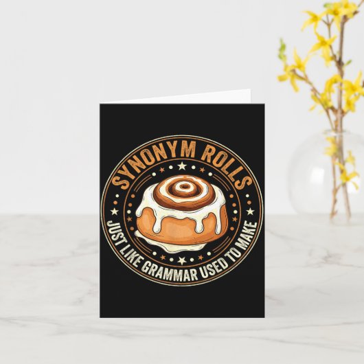 Synonym Rolls Just Like Grammar Used To Make Engli Kaart (Gele Bloem)