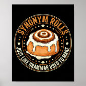 Synonym Rolls Just Like Grammar Used To Make Engli Poster (Voorkant)