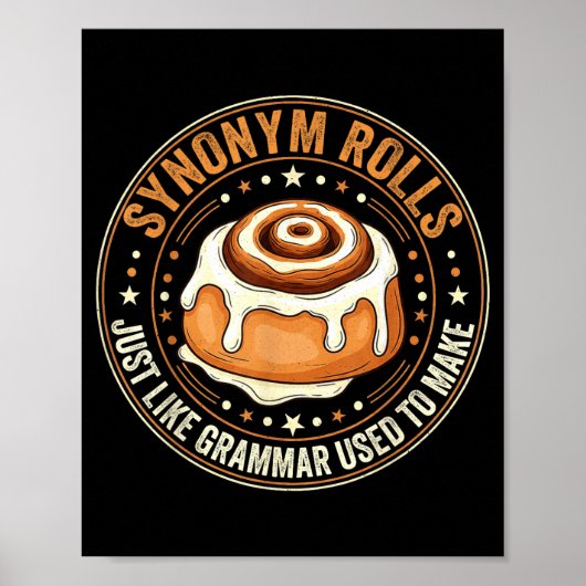 Synonym Rolls Just Like Grammar Used To Make Engli Poster (Voorkant)