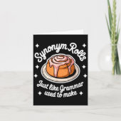 Synonym Rolls Just Like Grammar Used To Make Gramm Kaart (Voorkant)