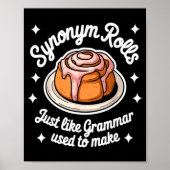 Synonym Rolls Just Like Grammar Used To Make Gramm Poster (Voorkant)