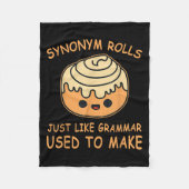 Synonym Rolls Just Like Grammar Used To Make Teach Fleece Deken (Voorkant)