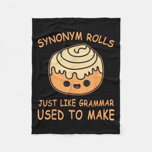 Synonym Rolls Just Like Grammar Used To Make Teach Fleece Deken (Voorkant)