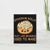 Synonym Rolls Just Like Grammar Used To Make Teach Kaart (Voorkant)