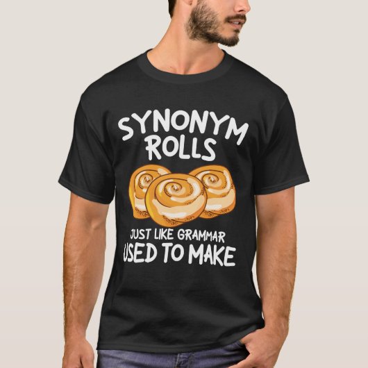 Synonym Rolls net als Grammar die gebruikt wordt o T-shirt (Voorkant)