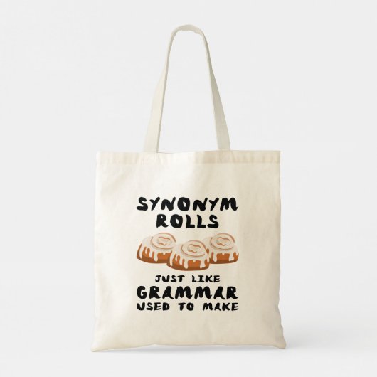Synonym Rolls Tote Bag (Achterkant)