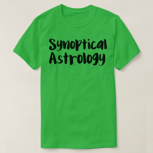 Synoptische astrologie t-shirt (Design voorkant)