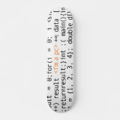 SYNTAX BOARD PERSOONLIJK SKATEBOARD (Voorkant)