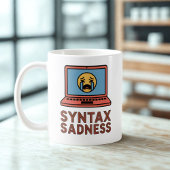 Syntax Sadness | Coding Burnout Design  Koffiemok