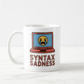Syntax Verdriet | Coderingsuitputting Ontwerp Koffiemok (Links)