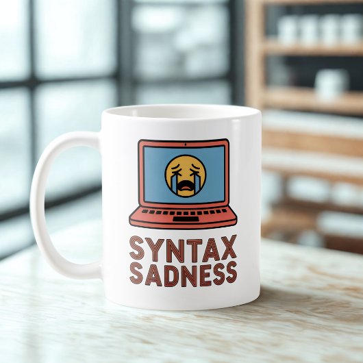 Syntax Verdriet | Coderingsuitputting Ontwerp Koffiemok