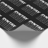 Syntaxis Funny Nose Picking Cadeaupapier (Hoek)