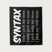 Syntaxis Funny Nose Picking Wandkleed (Voorkant)