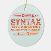 Syntaxis Grammatica Grammatica Keramisch Ornament (Links)