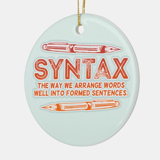 Syntaxis Grammatica Grammatica Keramisch Ornament (Links)