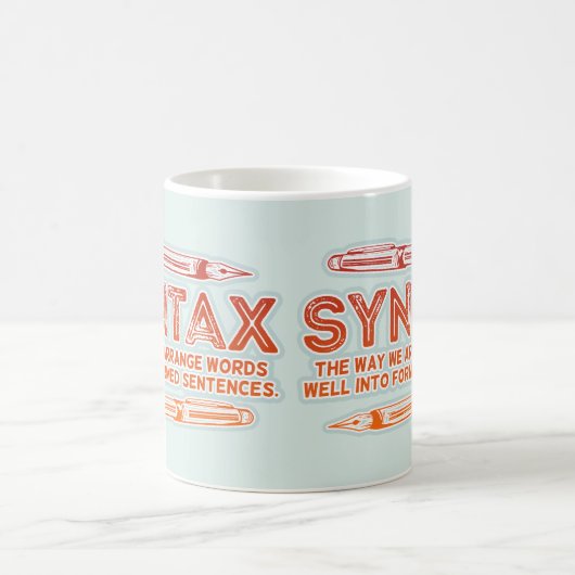 Syntaxis Grammatica Grammatica Koffiemok (Center)