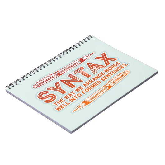 Syntaxis Grammatica Grammatica Notitieboek (Linkerzijde)