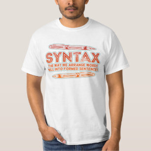 Syntaxis Grammatica Grammatica T-shirt