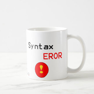Syntaxisfout Koffiemok