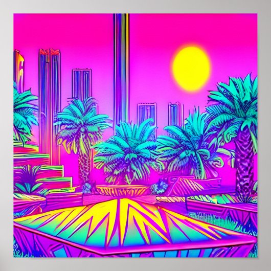 Synth City Poster (Voorkant)