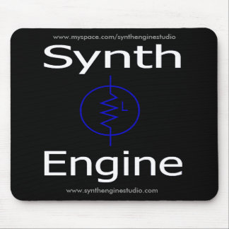 Synth Engine Mousepad (zwart) Muismat