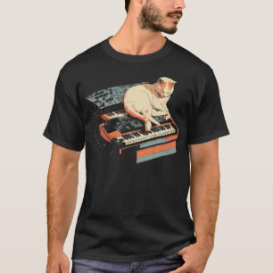 Synth Katten Voor Muziek T-shirt