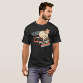 Synth Katten Voor Muziek T-shirt (Voorkant volledig)