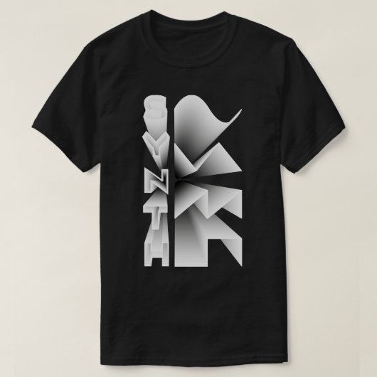 Synth Waveform Audio Analoog Ontwerp Modulair Gift T-shirt (Design voorkant)